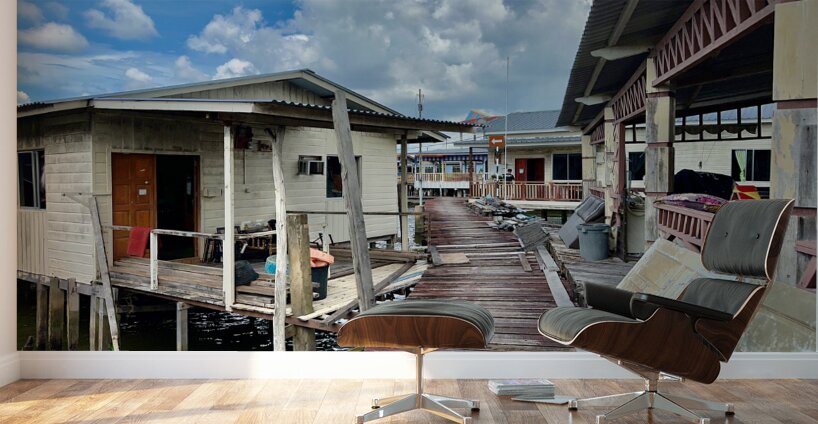 Kampong Ayer Floating Village Brunei 3 Wall Murals