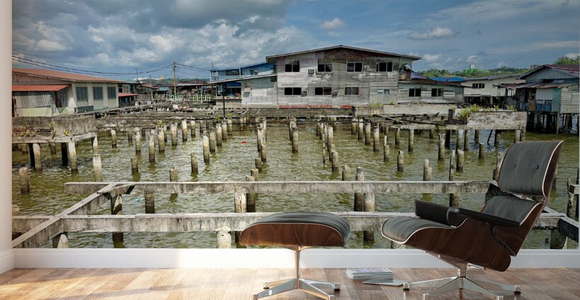 Kampong Ayer Floating Village Brunei 6 Wall Murals