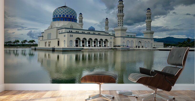 Masjid Bandaraya Mosque Kota Kinabalu 2 Wall Murals
