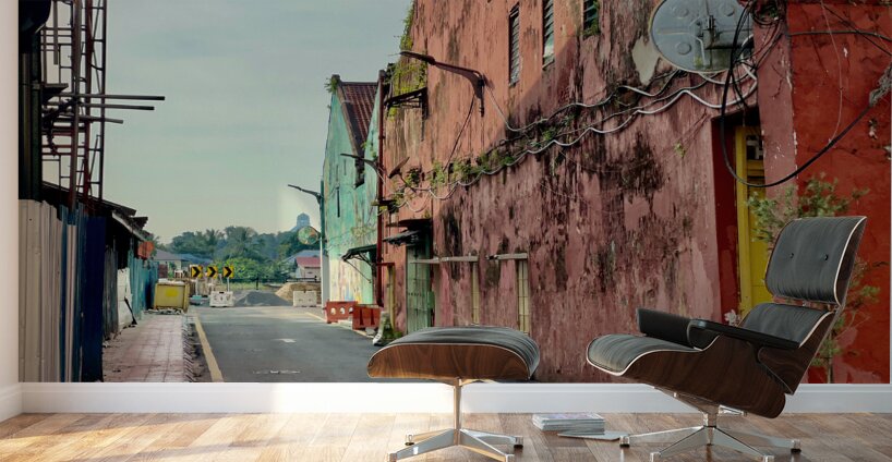 Streets of Kuching Borneo 2 Wall Murals