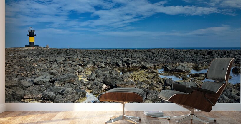 Black Rocks Lighthouse Udo South Korea Wall Murals