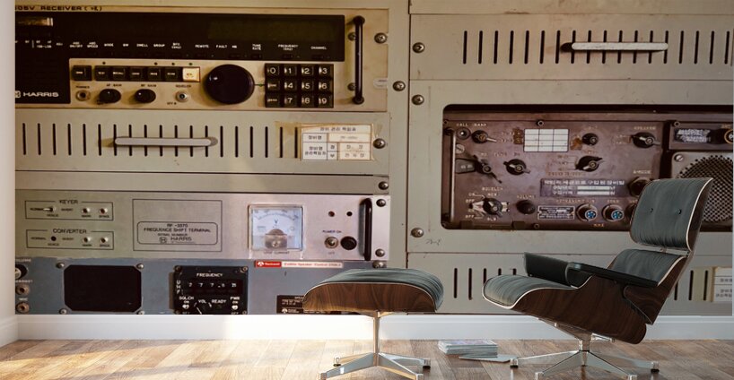 Army Communication Devices Seoul South Korea Wall Murals