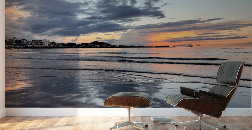 Samyang Beach Sunset Jeju South Korea 4 Wall Murals