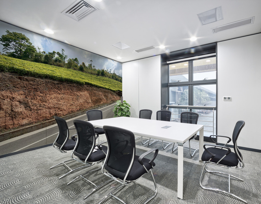 Tea by the Road Wall Printing