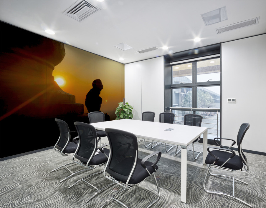 Enlightened Monkey at Sunset Wall Printing