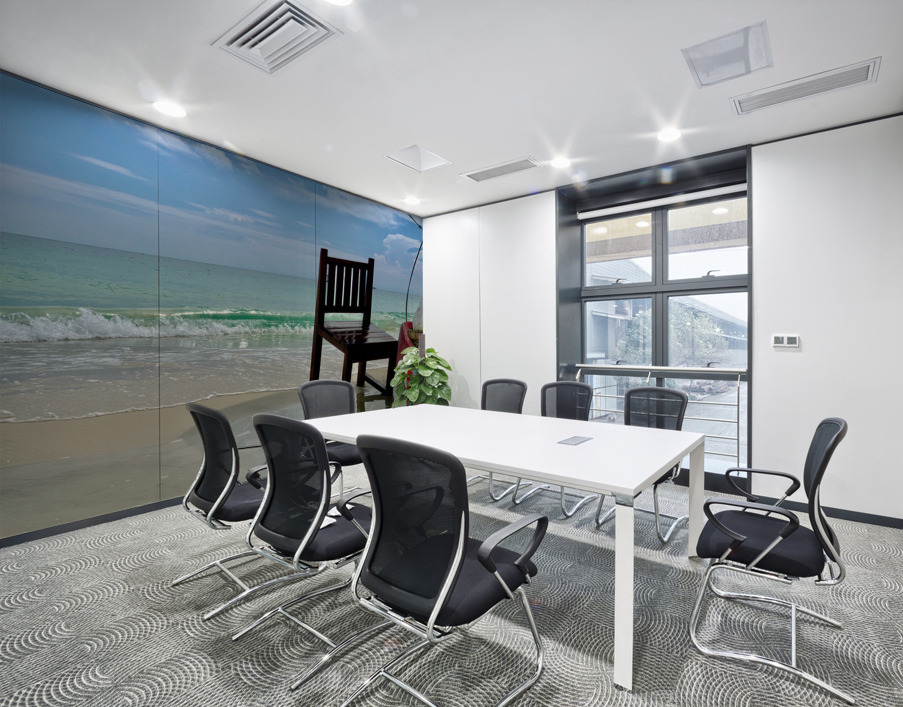 Chair on the Beach Wall Printing