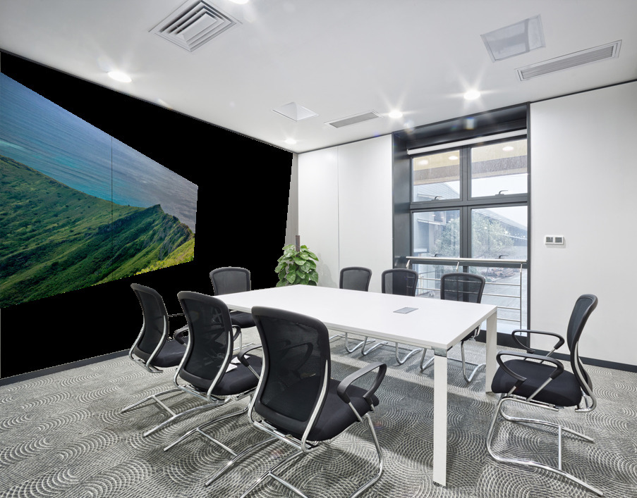 Mountain Peak on the Ocean Wall Printing