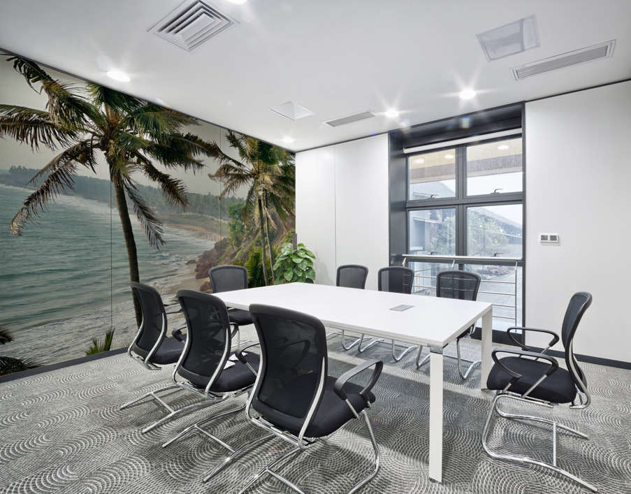 Palm Trees by the Beach Wall Printing