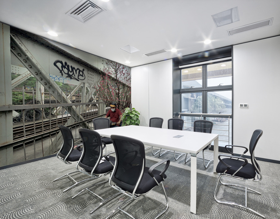 Tree on a Motorbike Wall Printing