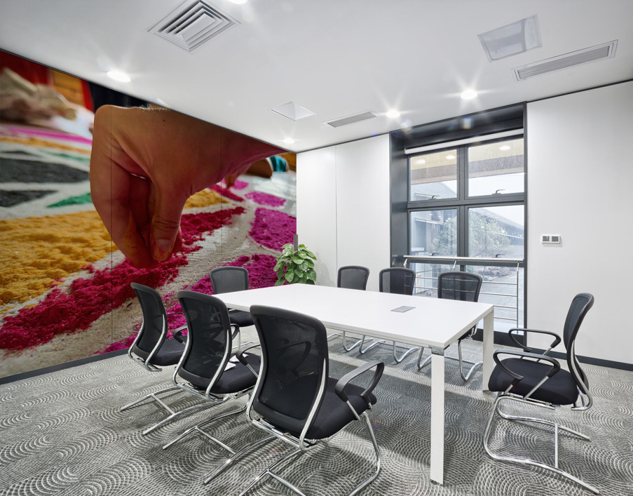 Mandala Hand Wall Printing