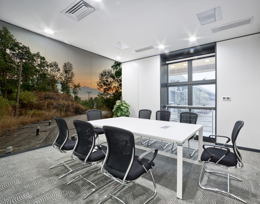 Sunrise Windy Road Wall Printing