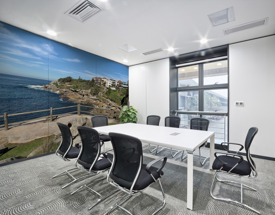 Walkway Along the Shore Wall Printing