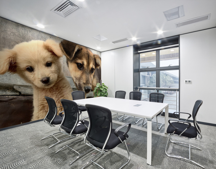 Give Me Some Room Puppy Wall Printing