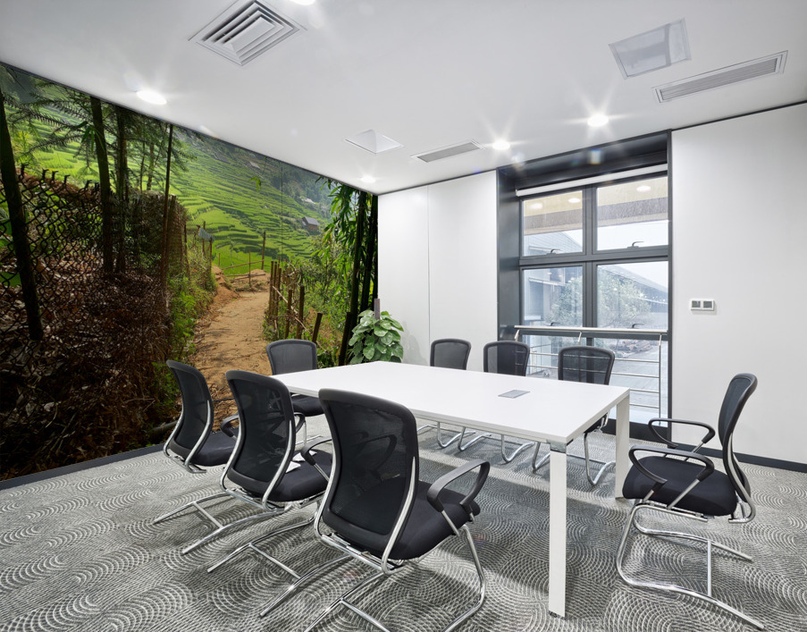 Enter the Rice Fields Wall Printing