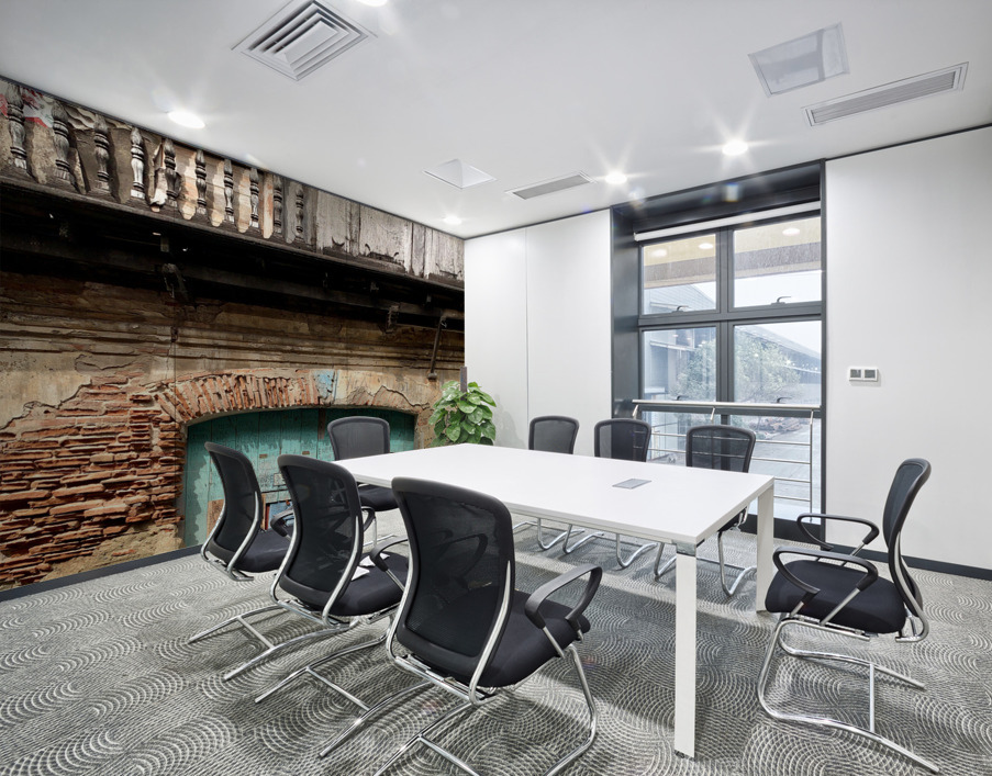 The Blue Doors Wall Printing