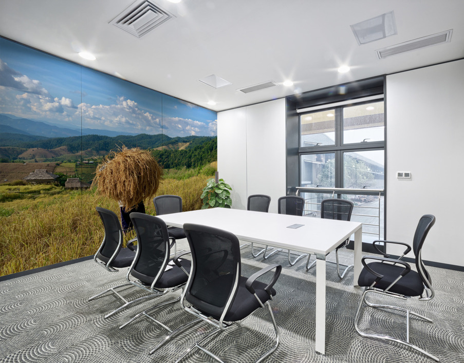 Behind the Rice Wall Printing