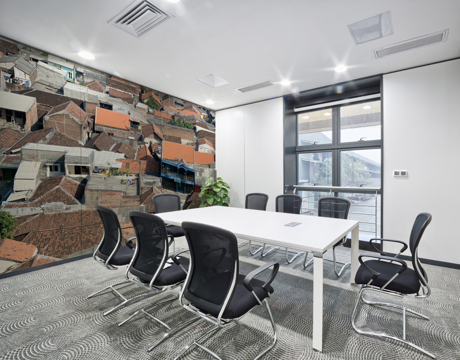 All the Roofs Wall Printing