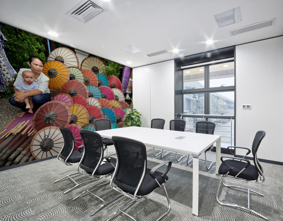 Selling Umbrellas Wall Printing