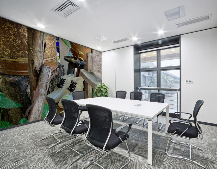 Transparent Boots Wall Printing