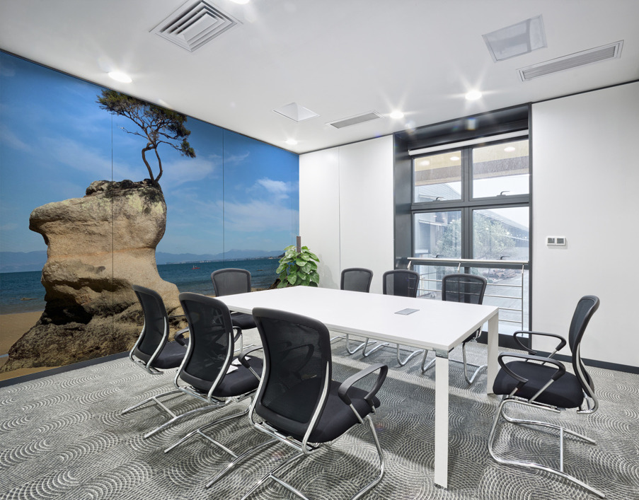 Tree Over The Rock Wall Printing