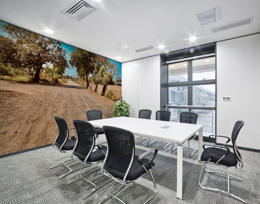 Follow the Dirt Road Wall Printing