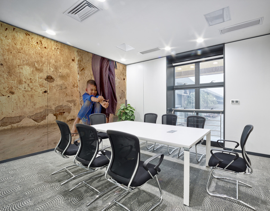 Myanmar Boy with Sling Shot Wall Printing