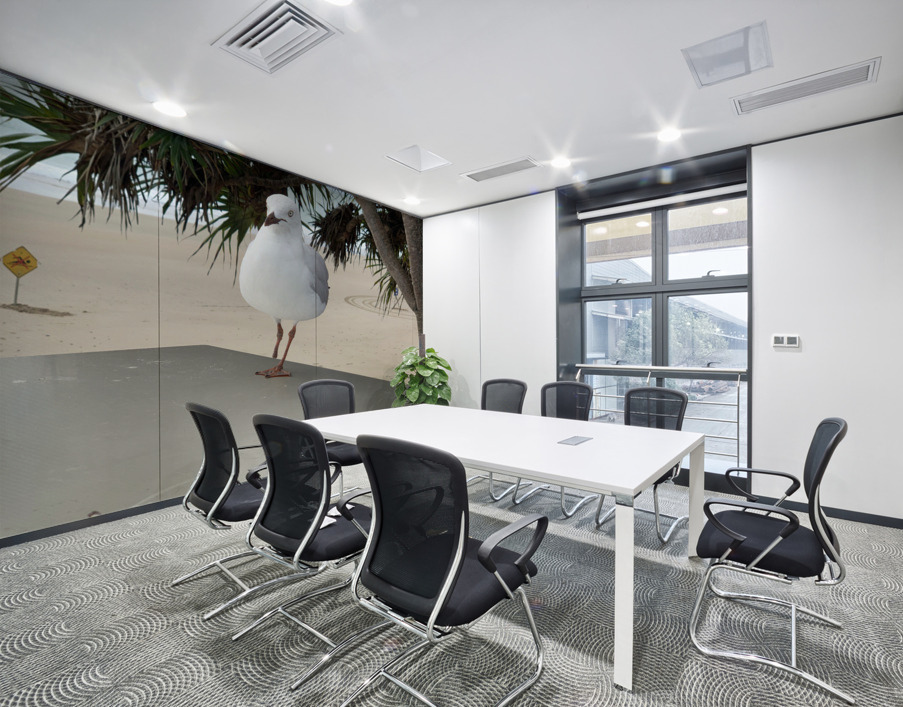 One Leg Balance Wall Printing