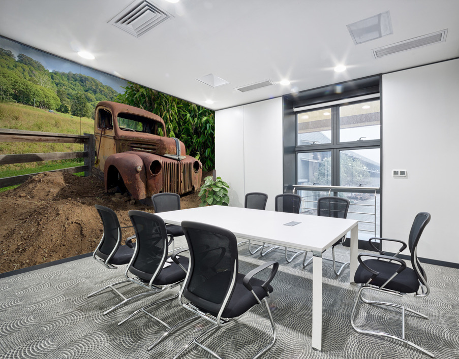 Old Truck Frame Wall Printing