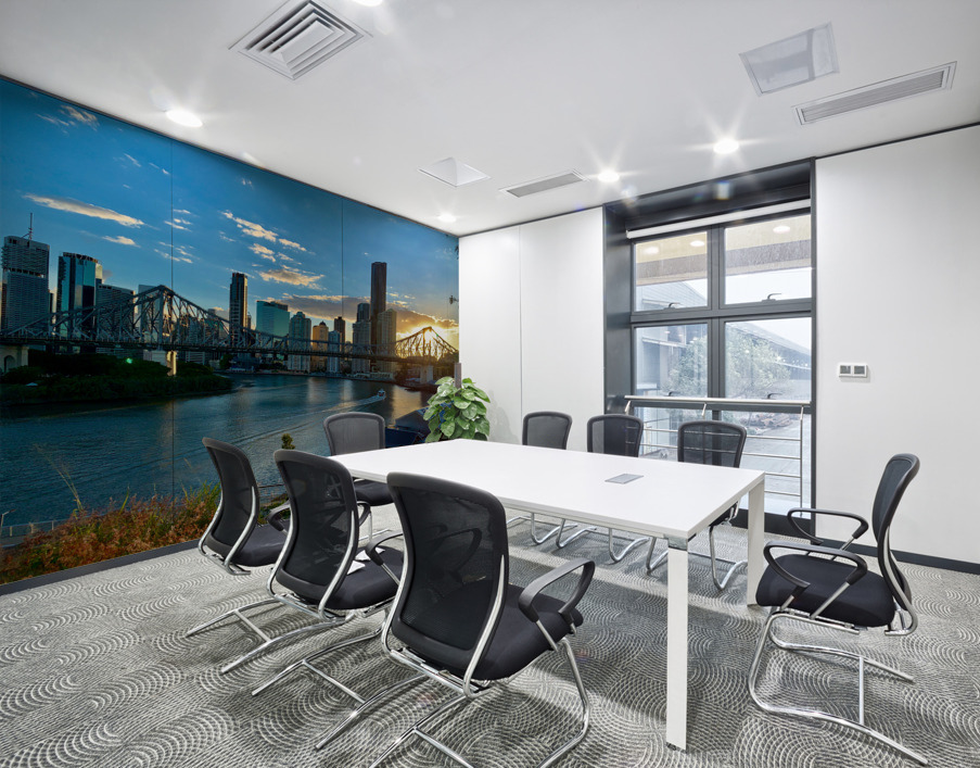 Brisbane Bridge at Sunset Wall Printing