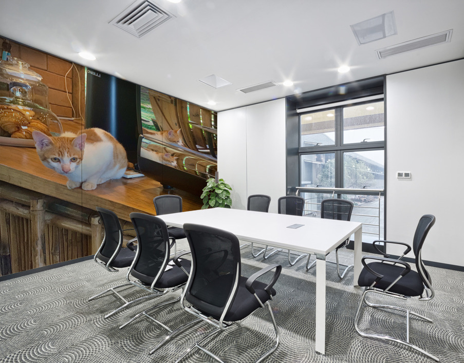 A Cat Named Cappucino Wall Printing