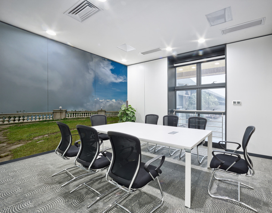 Partly Cloudy Wall Printing