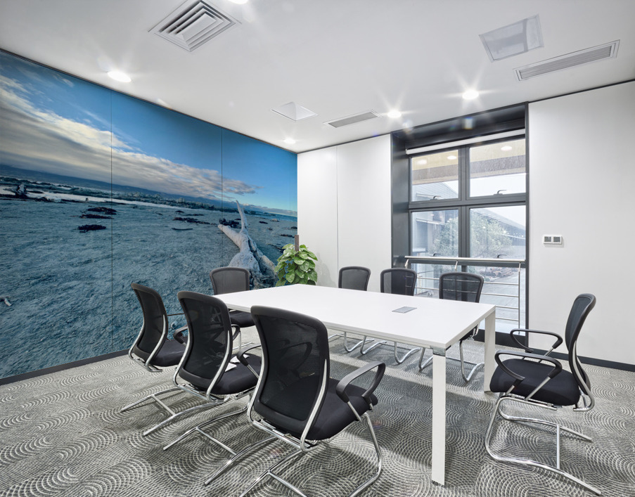 Broken Wood Perspective Wall Printing