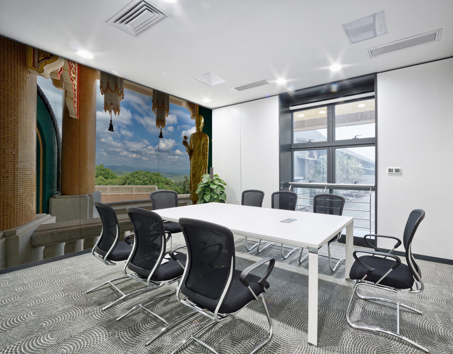 The stylish Wat Pa Phu Kon 5 Wall Printing