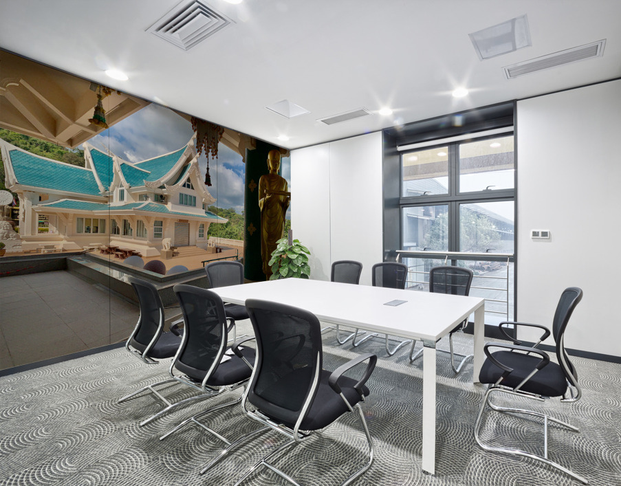 The stylish Wat Pa Phu Kon 3 Wall Printing