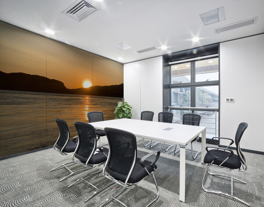 Checkmark Mountain Sunset Wall Printing