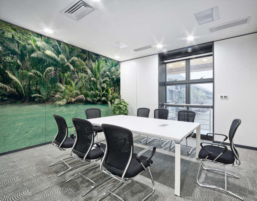 Jungle Green Wall Printing