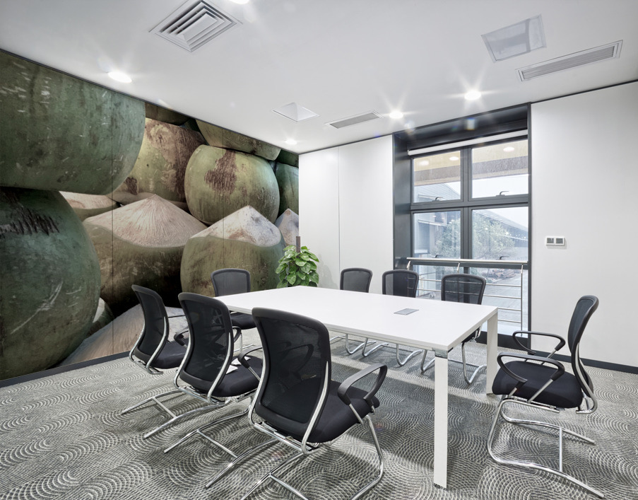 Coconut Stack Wall Printing