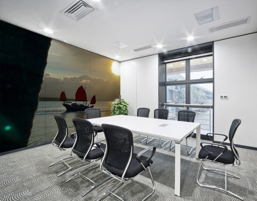 Special Boat When the Sun comes Down Wall Printing