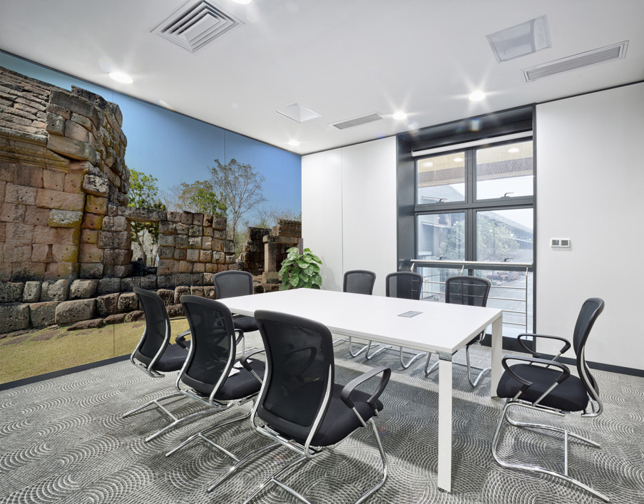 Temple Ruins in Nature Wall Printing