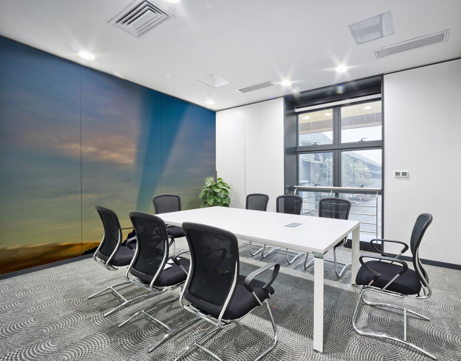 Sunset Ray Wall Printing