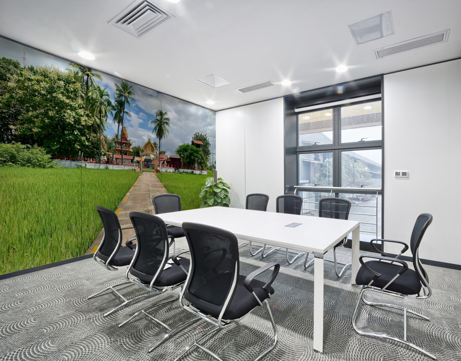 Don Khon Island Temple Laos Wall Printing