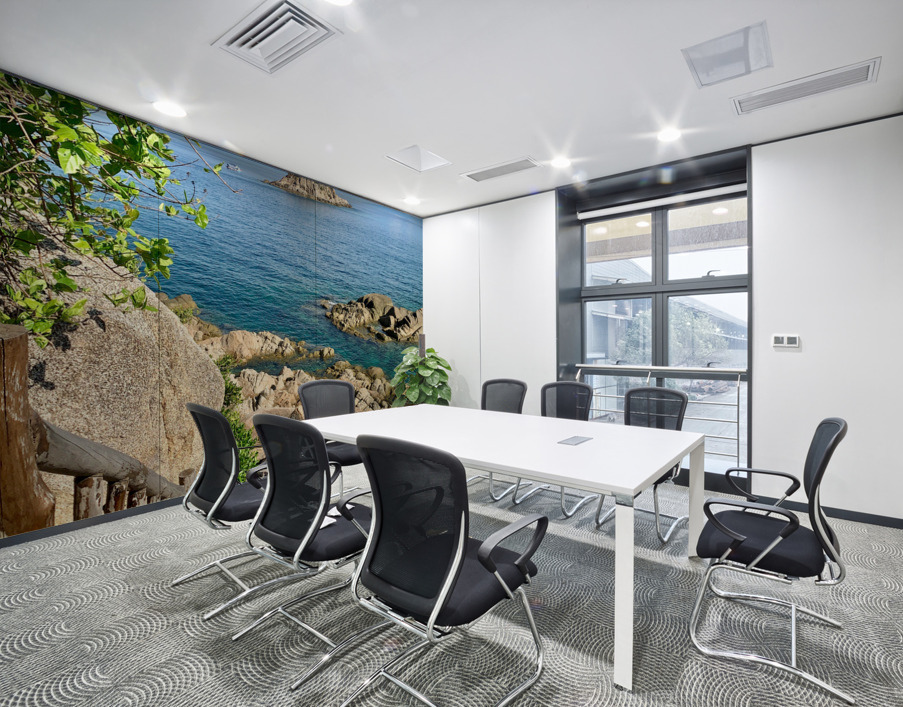 Sharks Island down the Stairs Koh Tao Thailand Wall Printing