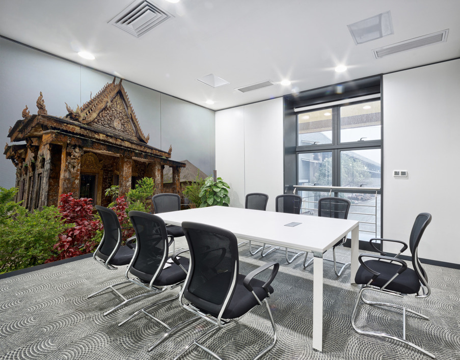 Preah Monivong Temple Bokor Cambodia Wall Printing