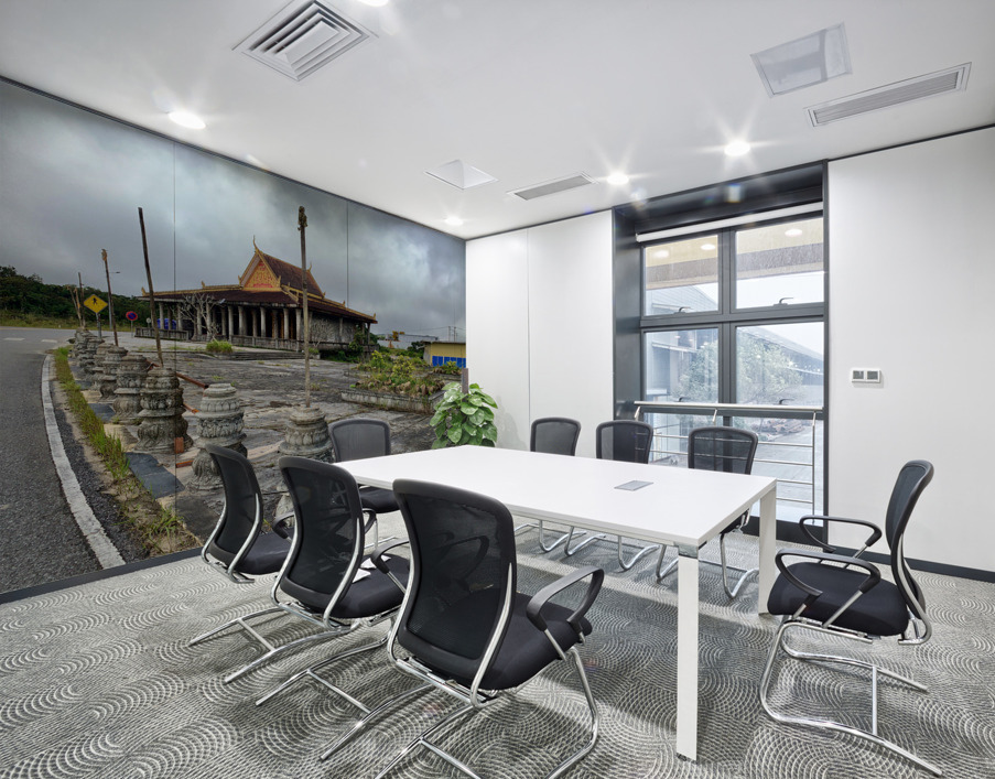 Temple in Bokor Cambodia Wall Printing
