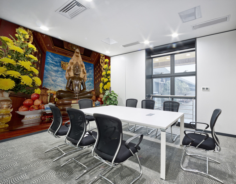 Little Brown Buddha Wall Printing