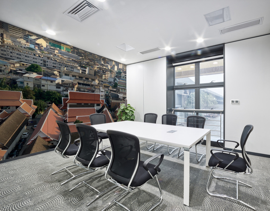 Overview of Bangkok 3 Wall Printing