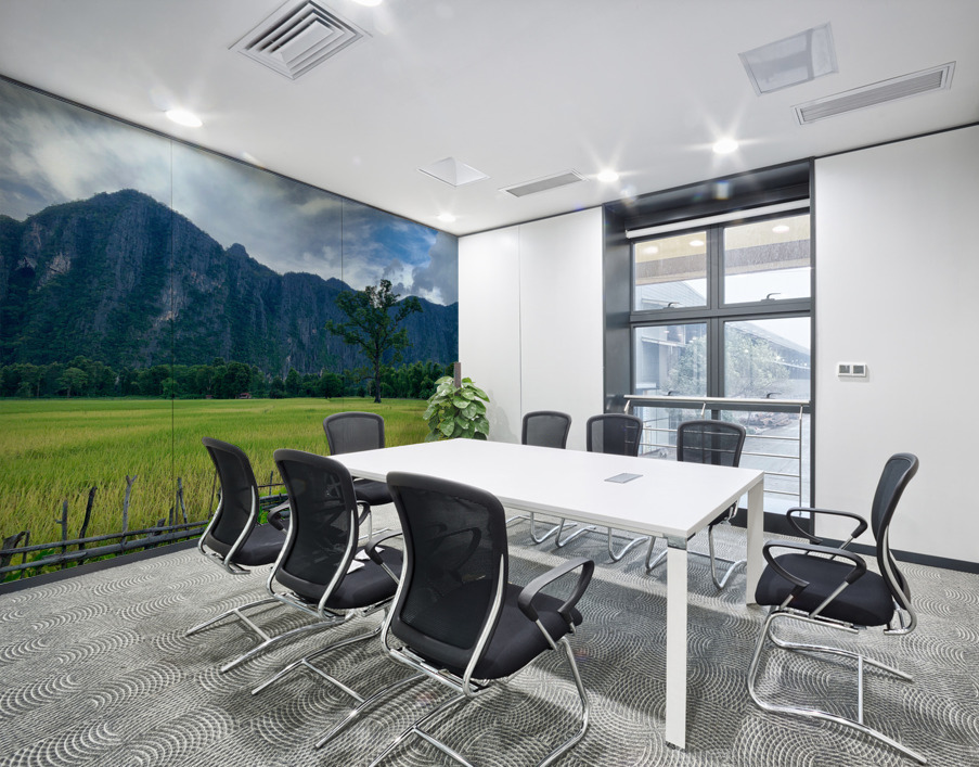 Laos Mountains Wall Printing