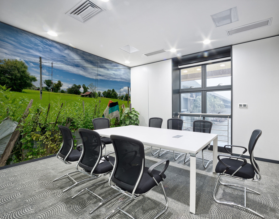 Village House Wall Printing