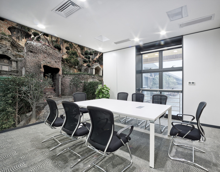 Yin Yang Entrance Wall Printing