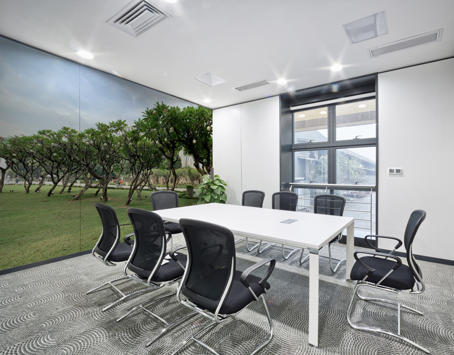 Tree in Line Wall Printing